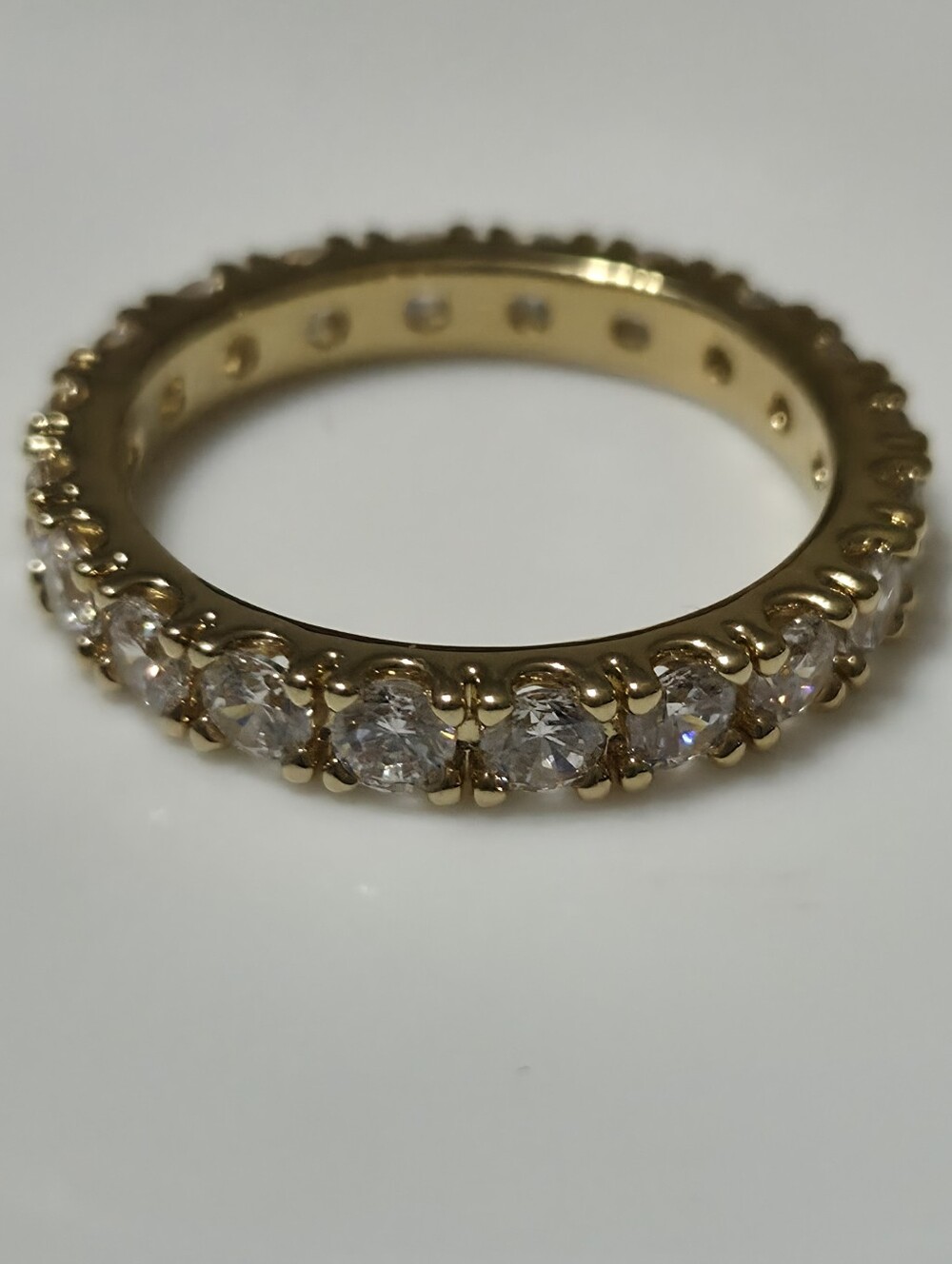 Authentic Pandora Sparkling Row Eternity Ring